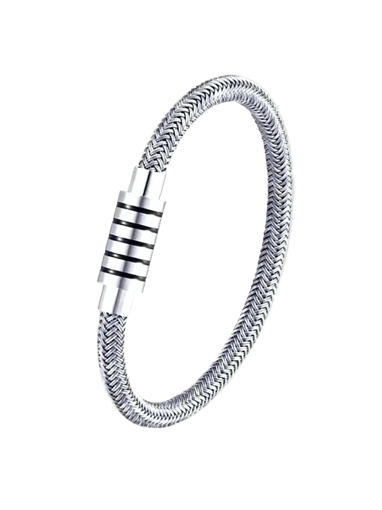 Pax Paris PAX Paris Braided Steel Wire n in SILVER - Jewelry | Queen Anna House of Fashion Women's Luxury Fashion