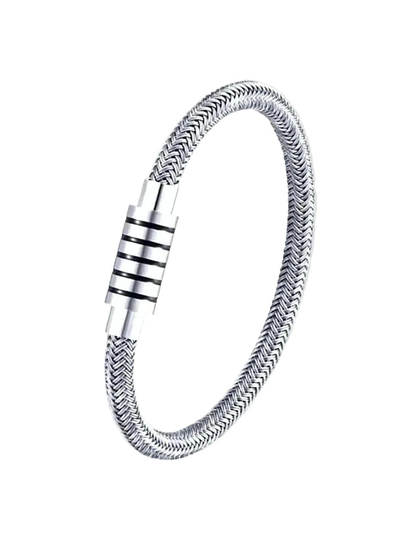 Pax Paris PAX Paris Braided Steel Wire n in SILVER - Jewelry | Queen Anna House of Fashion Women's Luxury Fashion