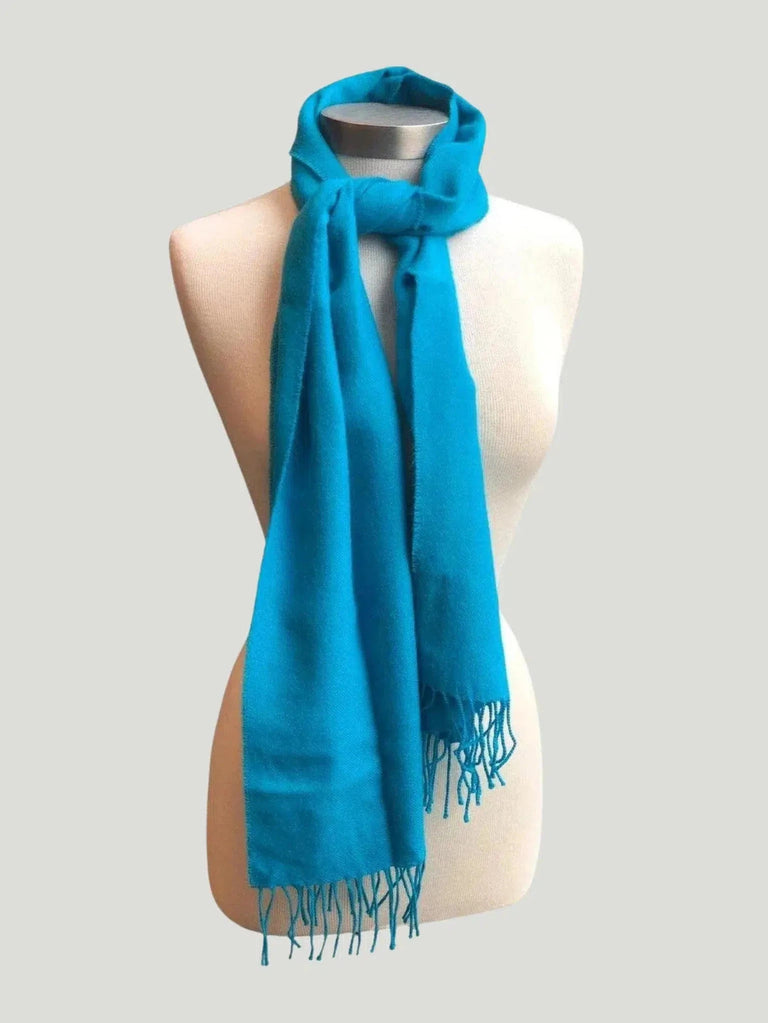 Peruvian Baby Alpaca Scarf - Accessories, Blue, Brown, Cold Weather Essentials, F/W'22, Green, One Size, Pink, Sale, Scarves, Tea - Luxury Women's Fashion at Queen Anna House of Fashion