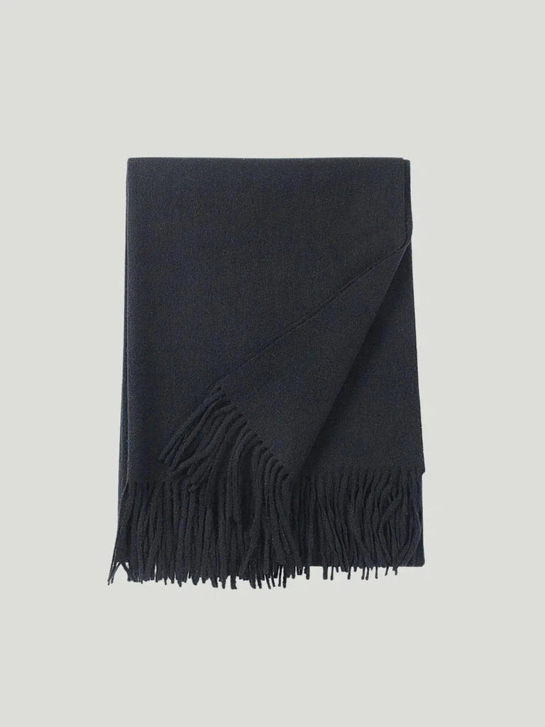 Pissenlit Oversized Cashmere Scarf - Accessories, Black, Blue, Cashmere, Eco-Conscious Brand, F/W'22, Grey, New Arrivals, Philanthropic B - Luxury Women's Fashion at Queen Anna House of Fashion