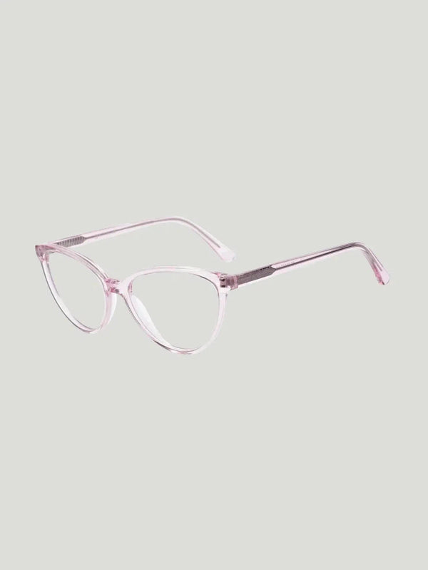 Pixel Eyewear Rose Crystal Luna Glasses - Accessories, Blue Light Glasses, Glasses, Pink - Luxury Women's Fashion at Queen Anna House of Fashion