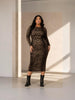 Q2 Leopard Print Fitted Dress