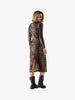 Q2 Leopard Print Fitted Dress