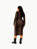 Q2 Q2 Leopard Print Fitted Dress in S - Dress | Queen Anna House of Fashion Women's Luxury Fashion