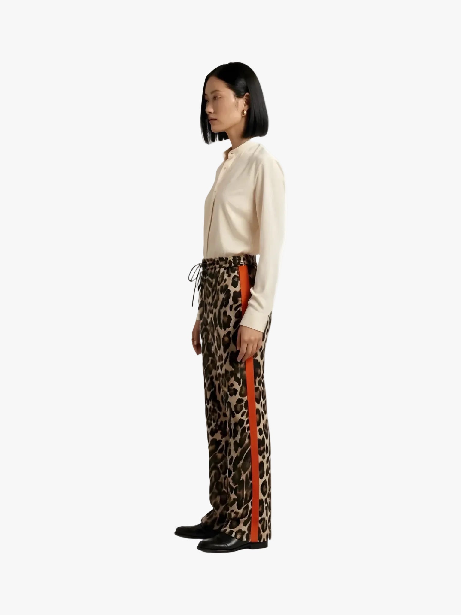 Q2 Leopard Straight Pants-Q2 Leopard-Queen Anna House of Fashion