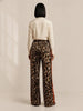 Q2 Q2 Leopard Straight Pants in S - Bottom | Queen Anna House of Fashion Women's Luxury Fashion