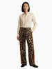 Q2 Leopard Straight Pants