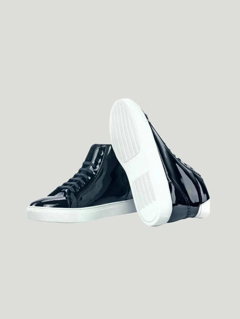 Que by QS Apollo High Kicks Sneakers II - 10/Shoes, 11/Shoes, 12/Shoes, 13/Shoes, 8/Shoes, 9/Shoes, AAPI Owned Brand, Black, Eco-Conscious Bra - Luxury Women's Fashion at Queen Anna House of Fashion