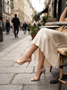 Rebecca Allen REBECCA ALLEN Nude Two Strap Sandals in 7.5 - Shoes | Queen Anna House of Fashion Women's Luxury Fashion