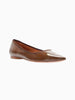 Rebecca Allen Rebecca Allen Nude Skim Ballet Patent Leather Ballet Flat in NUDE I (brown) - Shoes | Queen Anna House of Fashion Women's Luxury Fashion