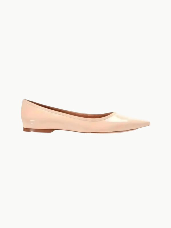Rebecca Allen Rebecca Allen Nude Skim Ballet Patent Leather Ballet Flat in NUDE I (brown) - Shoes | Queen Anna House of Fashion Women's Luxury Fashion