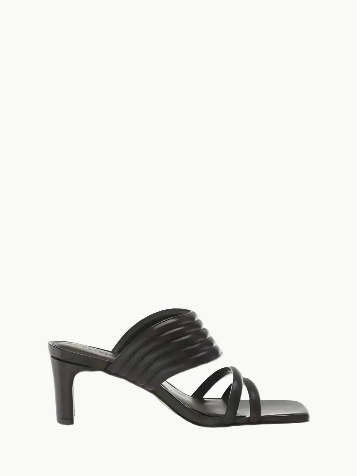 Rebecca Allen Rebecca Allen Square Toe Heeled Mules in Black - Shoes | Queen Anna House of Fashion Women's Luxury Fashion