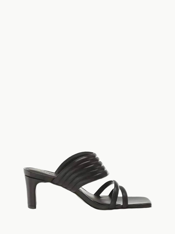 Rebecca Allen Rebecca Allen Square Toe Heeled Mules in Black - Shoes | Queen Anna House of Fashion Women's Luxury Fashion
