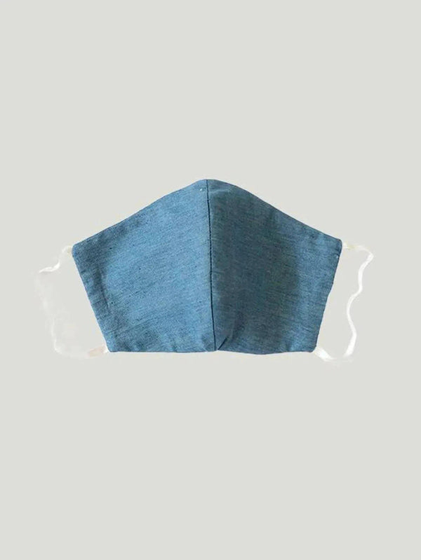 Ripley Rader Chambray Face Coverings - Blue, Chambray, Face Coverings, Philanthropic Brand, Sale, Small Goods, US Owned Brand, Women Owned  - Luxury Women's Fashion at Queen Anna House of Fashion