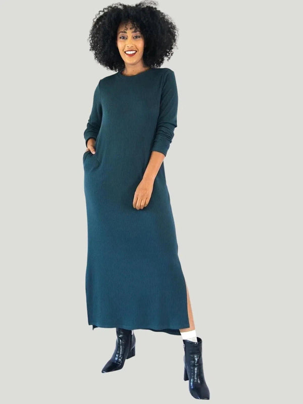 Sarah Liller Jet Set Maxi Dress - Dress, F/W'21, Knit, m, Maxi, s, Sale, US Based Brand, US Owned Brand, Women Owned Brand - Luxury Women's Fashion at Queen Anna House of Fashion
