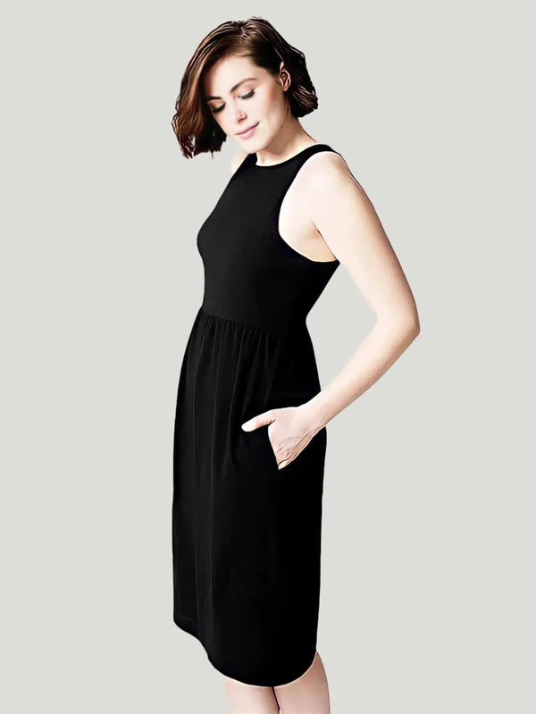 Slate Collective The Swing Dress - 14, Black, Dress, Knee Length, Midi, Plus Size, Plus Size Dresses, Sale - Luxury Women's Fashion at Queen Anna House of Fashion