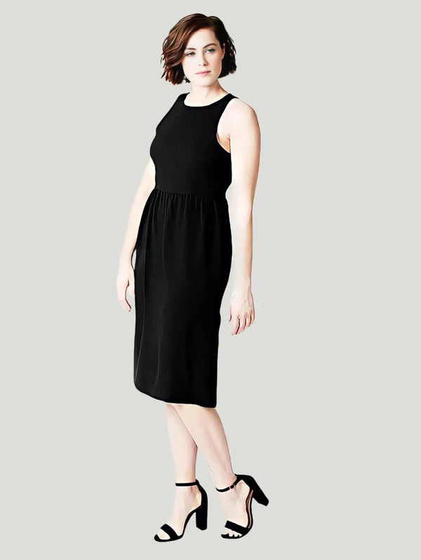 Slate Collective The Swing Dress - 14, Black, Dress, Knee Length, Midi, Plus Size, Plus Size Dresses, Sale - Luxury Women's Fashion at Queen Anna House of Fashion