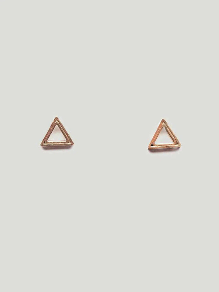 Starbuck Designs Concentric Triangle Studs - Accessories, Women Owned Brand - Luxury Women's Fashion at Queen Anna House of Fashion