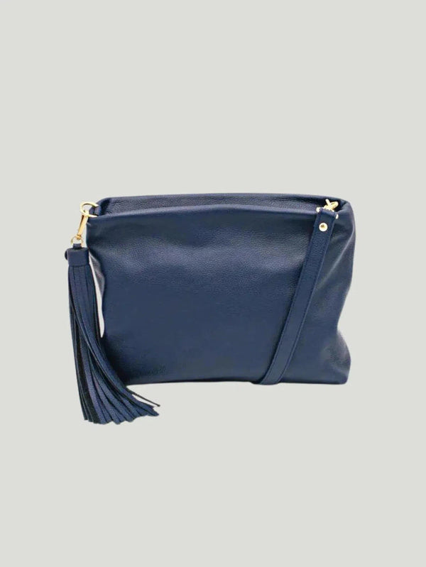 TAH Bags Grab and Go Crossbody - Accessories, BIPOC Brand, Burgundy, Camel, Crossbody, Handbags, Leather, Navy, Women Owned Brand - Luxury Women's Fashion at Queen Anna House of Fashion