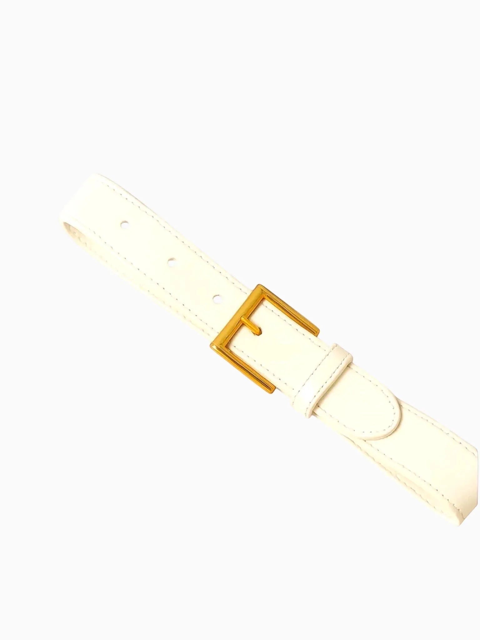 TAH Bags TAH Bags Leather Belts in Cream - Accessories | Queen Anna House of Fashion Women's Luxury Fashion