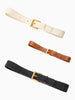TAH Bags TAH Bags Leather Belts in Cream - Accessories | Queen Anna House of Fashion Women's Luxury Fashion