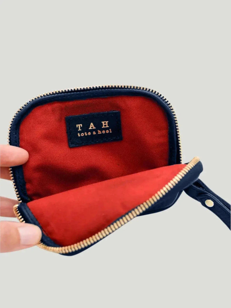 TAH Bags Leather Tech Pouch Wristlet