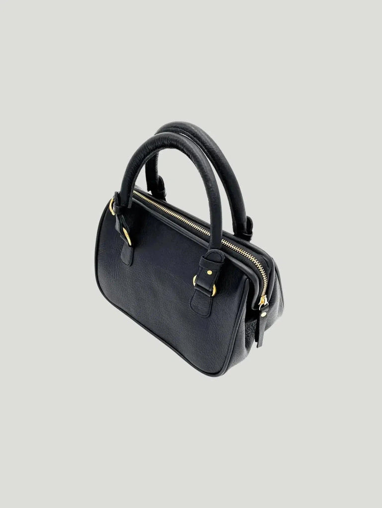 TAH Bags Nikki Bag - Accessories, BIPOC Brand, Black, F/W'22, Handbags, Leather, Navy, New Arrivals, Whiskey, Women Owned - Luxury Women's Fashion at Queen Anna House of Fashion