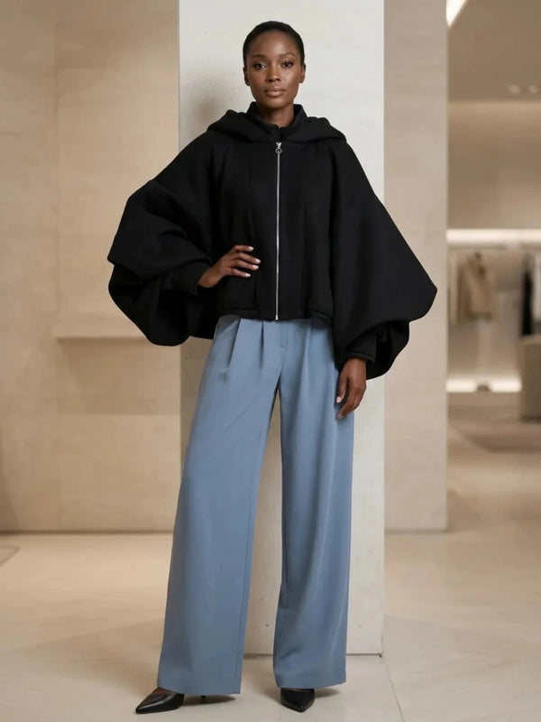 THE LNK THE LNK Short Bouclé Jacket in Black - Outerwear | Queen Anna House of Fashion Women's Luxury Fashion