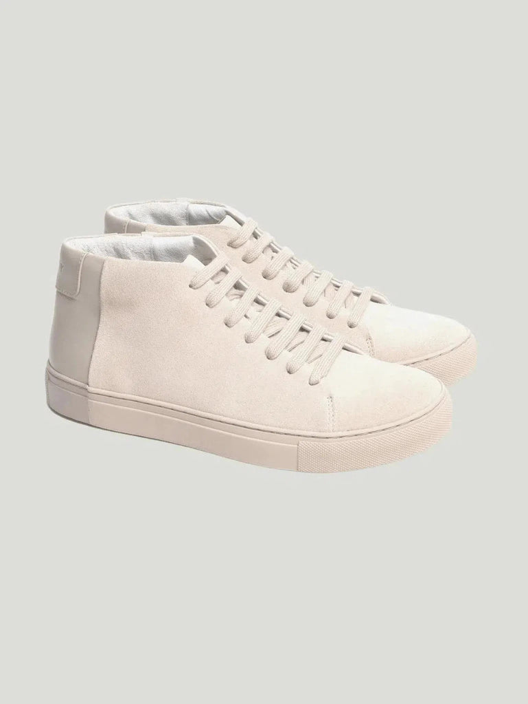 THEY Two-Tone Mid Top Sneakers