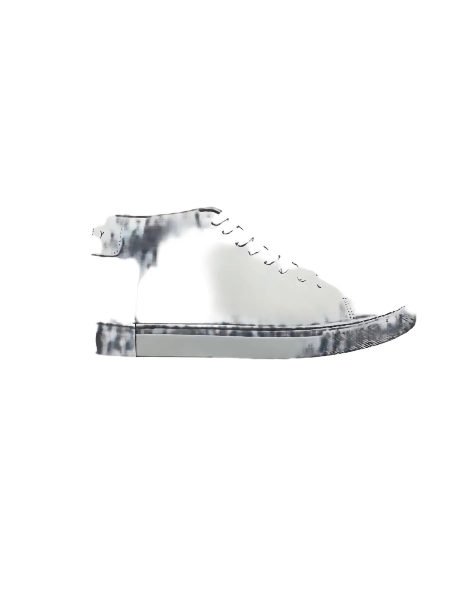 THEY Two Tone Mid Top Sneakers-THEY Two-Queen Anna House of Fashion