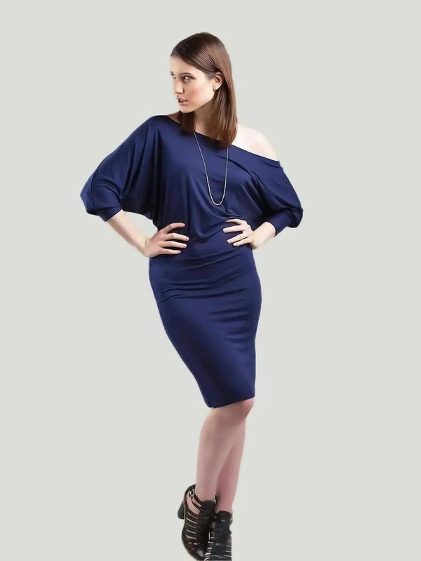 Taylor Jay Collection Plus Size Twix Dress - BIPOC Brand, Black Owned Brand, Blue, Dress, Eco-Conscious Brand, Knee Length, l, m, Navy, Philanthr - Luxury Women's Fashion at Queen Anna House of Fashion