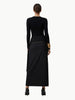Touché Privé Touché Privé Gold Studded Maxi Skirt in Black - Bottom | Queen Anna House of Fashion Women's Luxury Fashion