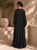 Touché Touché Privé Gathered Japanese Sleeve Dress in Black - Dress | Queen Anna House of Fashion Women's Luxury Fashion