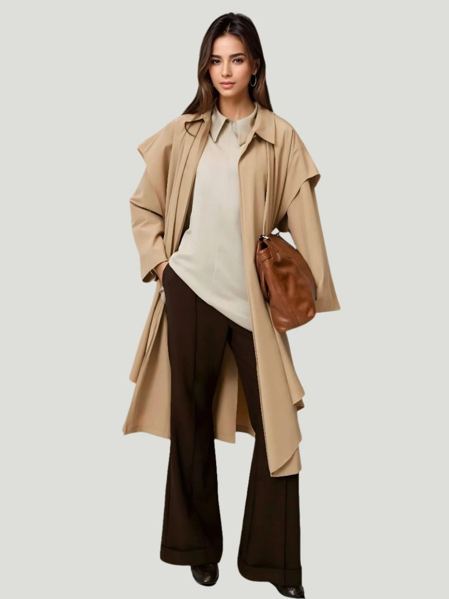 Touché Touché Privé Oversized Trench Coat in One size - Outerwear | Queen Anna House of Fashion Women's Luxury Fashion