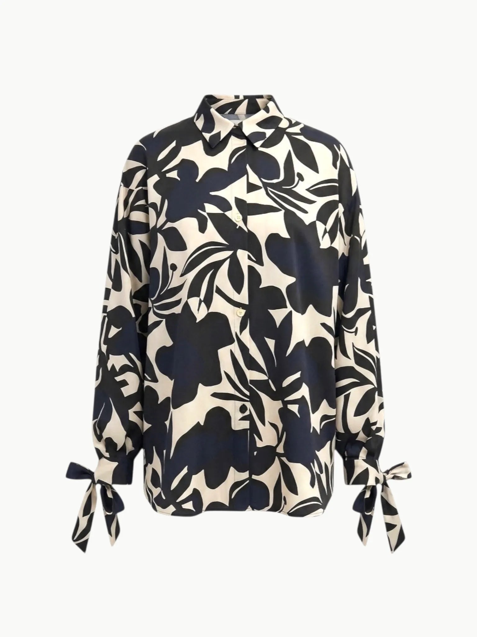Touché Touché Privé Patterned Cuff Blouse in Patterned - Top | Queen Anna House of Fashion Women's Luxury Fashion