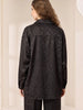 Touché Privé Touché Privé Satin Shirt & Wide-Leg Pants in Black - Separates | Queen Anna House of Fashion Women's Luxury Fashion