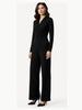 Touché Privé Touché Privé Wrap Front Black Jumpsuit in Black - Bottom | Queen Anna House of Fashion Women's Luxury Fashion
