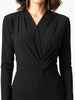 Touché Privé Touché Privé Wrap Front Black Jumpsuit in Black - Bottom | Queen Anna House of Fashion Women's Luxury Fashion