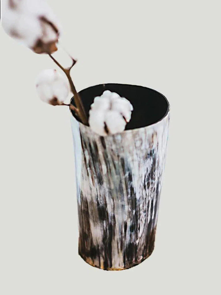 Tribe and Glory Ankole Cattle Horn Vase - Accessories, Horn, Philanthropic Brand, Small Goods - Luxury Women's Fashion at Queen Anna House of Fashion