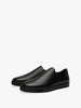 UTILITARIAN UTILITARIAN Minimalist Leather Slip On Sneakers in Black - Shoes | Queen Anna House of Fashion Women's Luxury Fashion