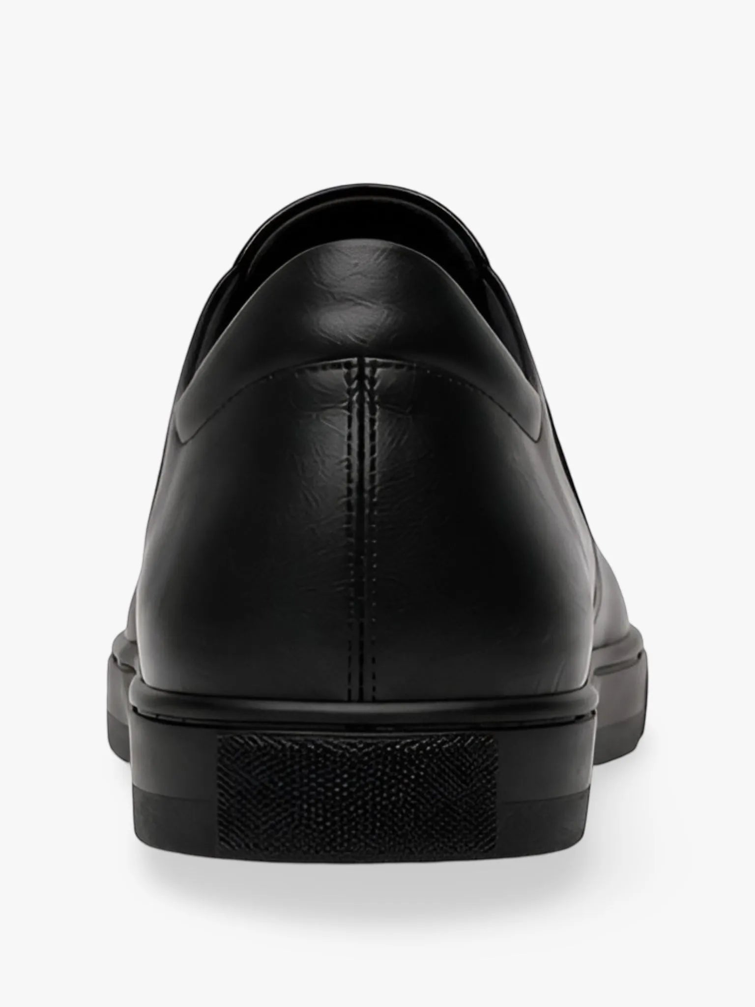 UTILITARIAN UTILITARIAN Minimalist Leather Slip On Sneakers in Black - Shoes | Queen Anna House of Fashion Women's Luxury Fashion