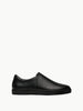 UTILITARIAN UTILITARIAN Minimalist Leather Slip On Sneakers in Black - Shoes | Queen Anna House of Fashion Women's Luxury Fashion
