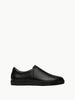 UTILITARIAN UTILITARIAN Minimalist Leather Slip On Sneakers in Black - Shoes | Queen Anna House of Fashion Women's Luxury Fashion