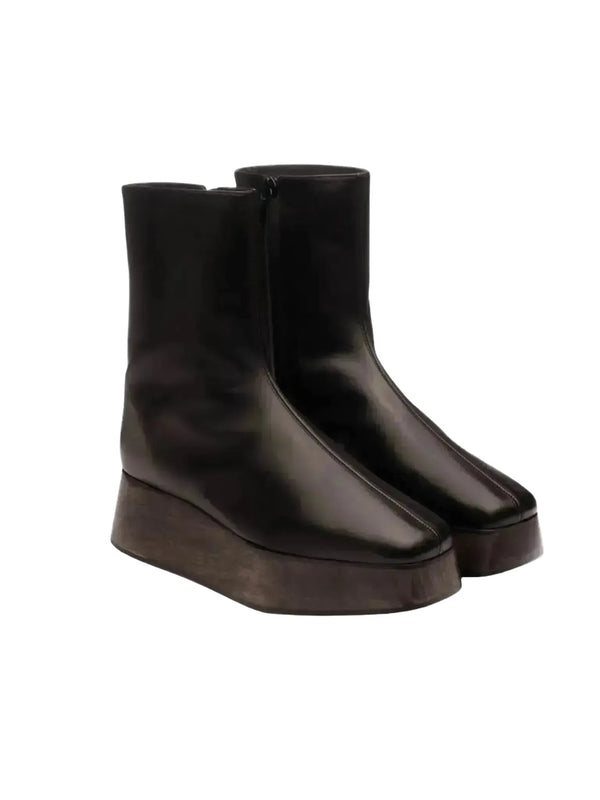 UTILITARIAN Nous Wooden Platform Boot-UTILITARIAN Nous-Queen Anna House of Fashion
