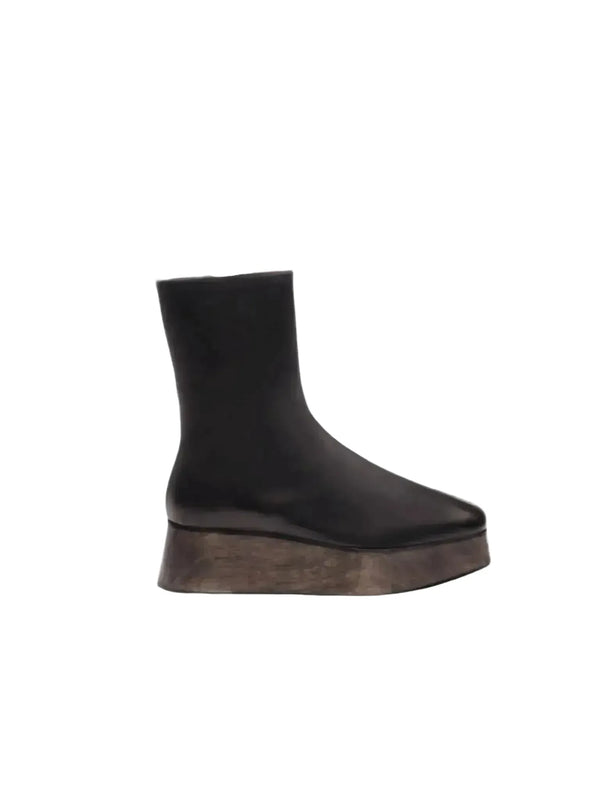UTILITARIAN Nous Wooden Platform Boot-UTILITARIAN Nous-Queen Anna House of Fashion