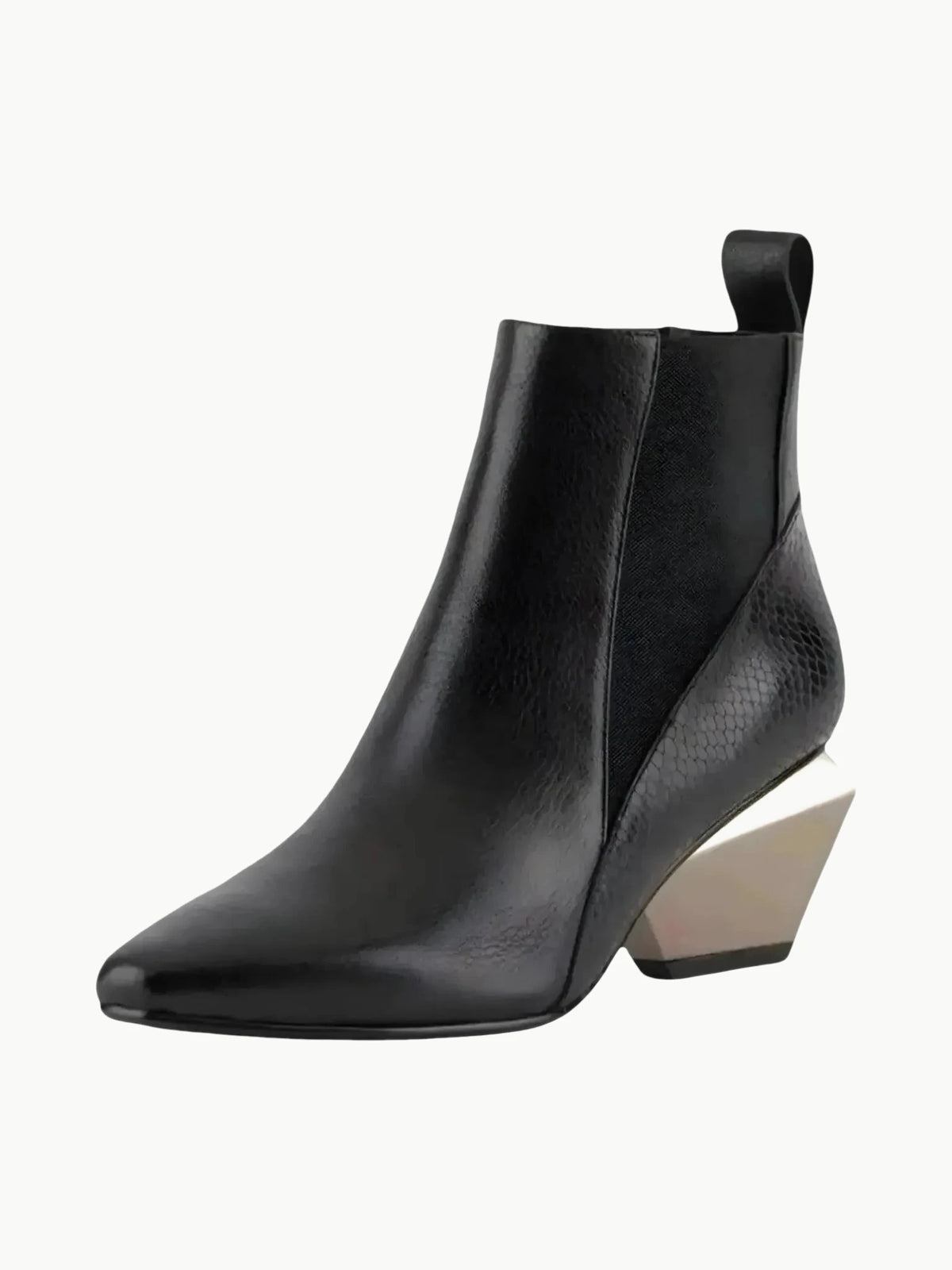 United Nude United Nude Jacky K Bootie in Black w/ Chrome Heel - Shoes | Queen Anna House of Fashion Women's Luxury Fashion