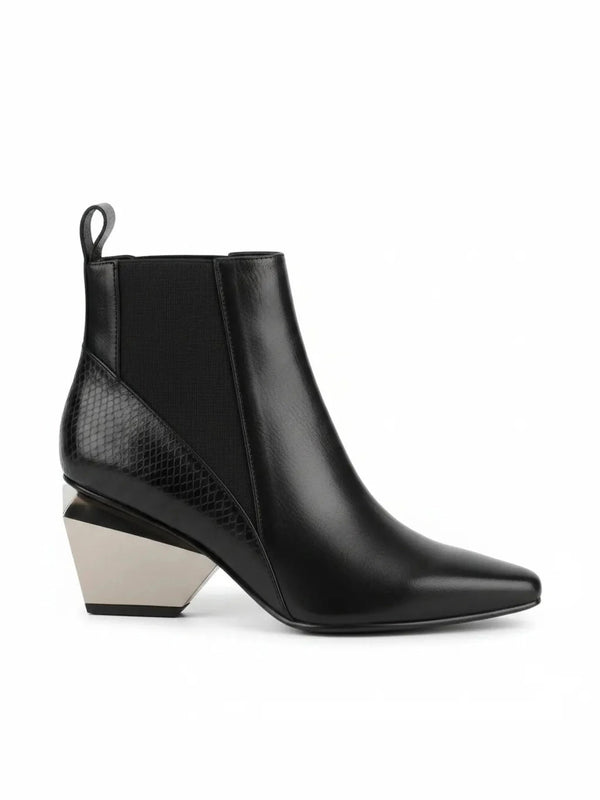 United Nude United Nude Jacky K Bootie in Black w/ Chrome Heel - Shoes | Queen Anna House of Fashion Women's Luxury Fashion