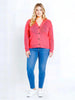 Universal Standard Universal Standard Better Than Wool Cardigan in Fuchsia Pink - Top | Queen Anna House of Fashion Women's Luxury Fashion