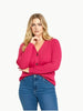 Universal Standard Universal Standard Better Than Wool Cardigan in Fuchsia Pink - Top | Queen Anna House of Fashion Women's Luxury Fashion