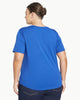 Universal Standard Universal Standard Short Sleeve V Neck Tee in Blue - Top | Queen Anna House of Fashion Women's Luxury Fashion